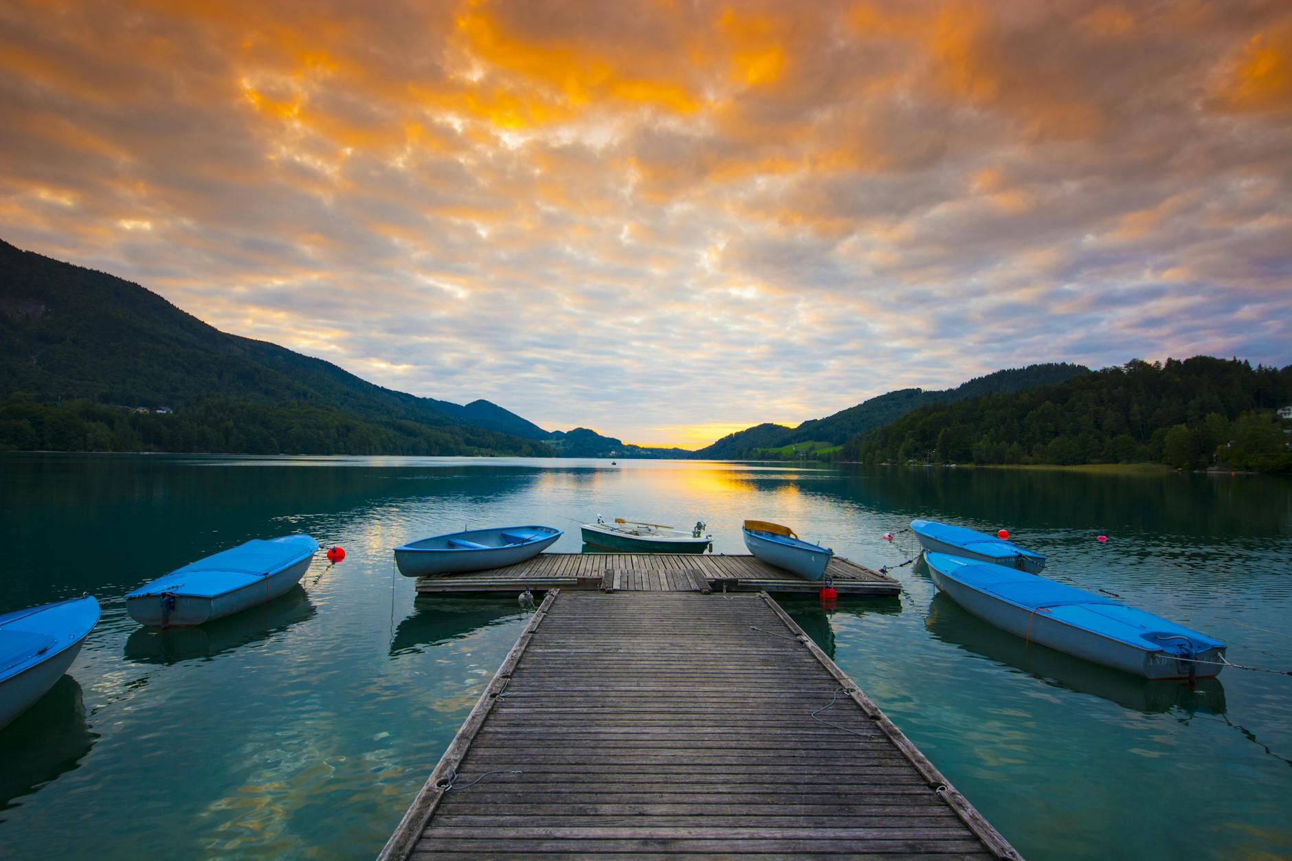 Herbstliche Stimmung am Salzkammergut